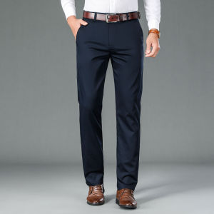 TUCANO | Mens Casual Pants Cool Silk Loose Straight Cut Business Versatile 2026