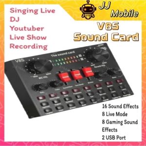 Live Stream Sound Card V8S With Multiple Sound Effect Recording For Phone Computer Laptop Tablet V8S 声卡