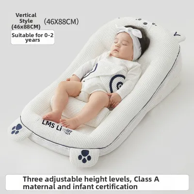 LIMENGSI | Baby Sleeping Slope Pillow with Soothing and Anti-Reflux Feeding Function