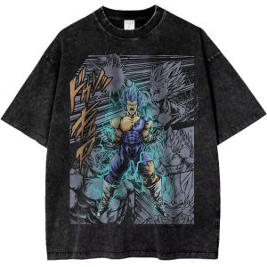 Bandai | Dragon Ball Vegeta Vintage Anime Graphic T-Shirt Mens 2026 Summer Fashion Street Harajuku Y2K Top Streetwear Clothing