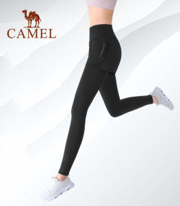 Camel womens yoga pants stretch fitness long pants