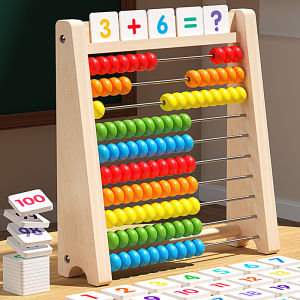 Montessori Math Calculation Frame Educational Toys for Children Montessori Addition And Subtraction Tools Kindergarten Enlightenment