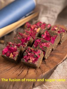 Authentic Yunnan Rose Black Sugar Handmade Ancient Method Genuine Ginger Date Tea Red Date Goji Ginger Osmanthus Block Cane Sugar