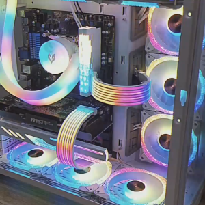 : Tản nhiệt nước AIO Coolmoon ICE MOON 360 White Crystal Diamond - 360mm -LED ARGB 5V | All Socket AMD & Intel