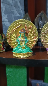 Tượng Phật quan âm nghìn tay ( thiên thủ) bằng đồng  vẽ chi tiết  cao 9 cm