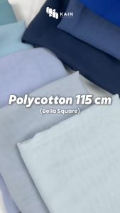 1.15 meter kain Polycotton Vine Bella Square Double Chiffon - VOLUME 1