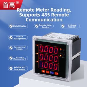 SHOUGAO | Multi-Function Power Meter LED LCD 485 Communication