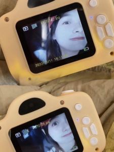 High Resolution Dual Camera Digital Camera for Children Cute Student Party Can Take Photos Can Upload to Mobile Travel Gift Camera