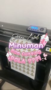 Stiker Minuman Nama Sendiri - Stiker Label Botol Minuman - Stiker Transparan  Tahan Air