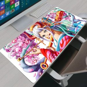Bandai | One Piece Yamato Mouse Pad Large Gamer XXL Keyboard Mouse Pads Desk Mouse Mat Carpet Rubber Tapis Souris Gaming Notbook Mousepad
