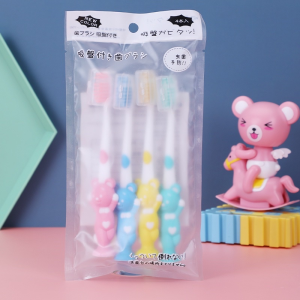 4pcs Toothbrush For kids Bear And Rabbit Design