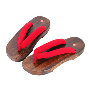 Mens Wooden Clogs Home Slippers Wide Board Sandals Couple Slippers Breathable Casual Slip-On Shoes for Summer Leisure