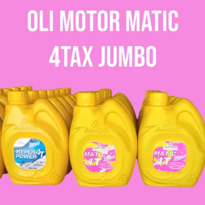 Oli Mesin 4T Jumbo bisa buat All Matic Motor. bikin mesin motor anda lebih sehat & bertenaga