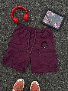 Quần Short Thể Thao Mùa Hè Mỏng Bằng Lụa Băng Cho Nam Quần Short Bóng Rổ Chạy Bộ Nhanh Khô Nhanh Quần Short Công Sở Phong Cách Mỹ