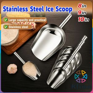 Stainless Steel Ice Scoop Ice Cream Crushed Shovel Candy Sugar Scooper Kitchen Tool