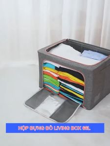 Hộp đựng đồ chăn màng li-ving box 66L ( hàng Quảng Châu)