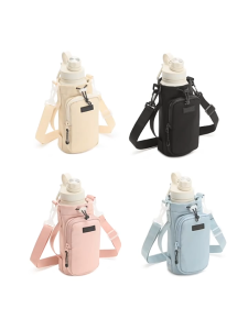 Tumbler Carrier Holder Pouch 600ML/800ML/1000ML (20oz-30oz) Insulated Water Bottle Bag with Strap Outdoor Cup Sleeve