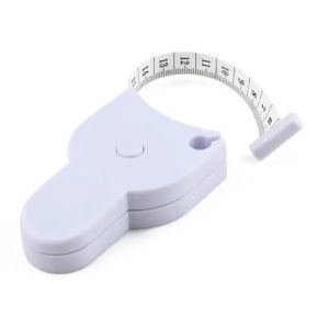 Automatic Telescopic Body Measuring Tape Sewing Tailor Ruler Centimeter Meter Tape for Body Measurement White Measuring Tool
