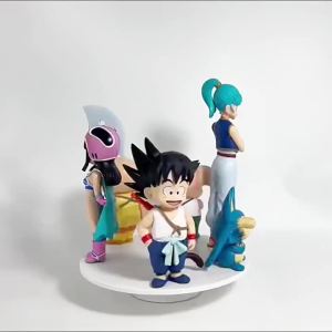 Bandai | 6pcs/Set Dragon Ball Z Anime Action Figures Colorful Cloud Series PVC Model Kawaii Goku Doll Toy Collection for Adults &Children