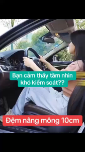 Đệm Lót Ghế Ngồi Văn Phòng Ghế Ô Tô Lõi Cao Su Non Vải Co Dãn Thoáng Khí Ngồi Êm Ái Thoải Mái