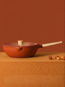 CAROTE | Non-stick Mica Flat Bottom Wok
