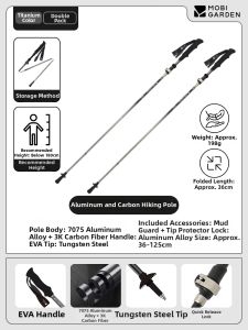 Mobi Garden | Foldable Ultralight Hiking Pole