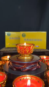 Tealight Candle/Candle/Lilin/Ghee Candle 钱来福到酥油蜡烛/酥油灯/8小时 - 1盒2盏 Serai Lilin