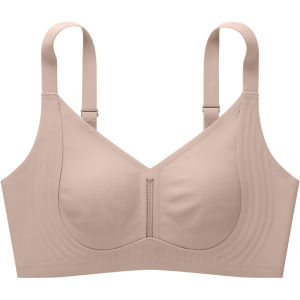 Áo ngực AIMO cho nữ cỡ lớn không dây dáng chữ V chống chảy xệ không có tai thỏ