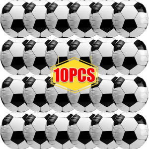 Dizoey 22Inch 4D Soccer Ball Foil Balloons Football Sport Boy Birthday Party Supplies for Kids Baby Shower Decoration Football Balloon