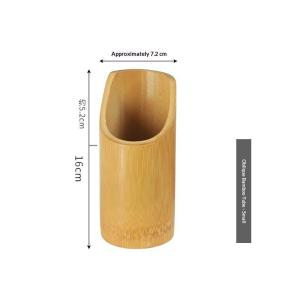 daily1PC Natural Bamboo Chopstick Holder With Drain Hole Durable Handmade Design For Kitchen Use chopsticks holderDaily products
