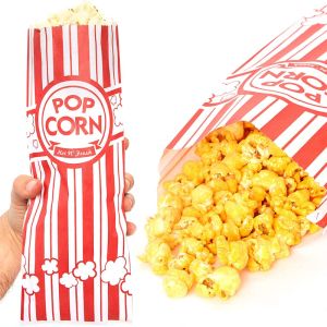 50pcs Popcorn Special Bag Popcorn Boxes Popcorn Paper Bags Popcorn Container Popcorn Packing
