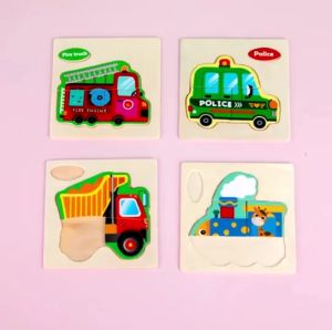 เสริมพัฒนาการเด็ก จิ๊กซอว์เด็ก ฝึกคำศัพท์ จิ๊กซอว์ไม้พร้อมคำศัพท์ คุณค่าถูกต้อง