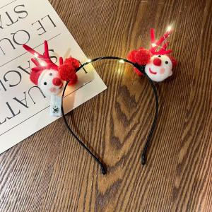เข็มขัดรูปหางกระรอกประดับคริสต์มาส ประดับผม แฟชั่นสำหรับผู้หญิง เครื่องประดับผมรูปหม้อถั่วสำหรับถ่ายภาพ หมวกทรงหัวเราะของตุ๊กตาหมี งานปาร์ตี้