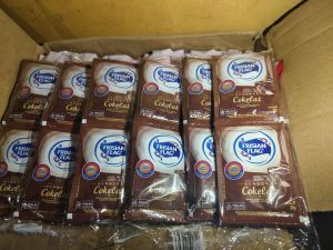 Susu Frisian Flag sachet kental Manis COKELAT 38g/Susu bendera renceng/Susu frisian flag /Susu bendera Kental manis