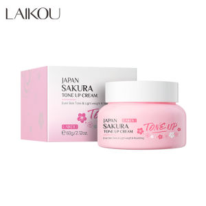 LAIKOU Japan Sakura Original 60g Tone up Cream ครีมบํารุงผิวหน้าครีม Brightening Cream Face Skin Care ผลิตภัณฑ์