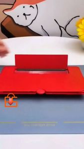 【Life Shop】12 inch 5D Phone Screen Magnifier Amplifier Folding Design HD Video Blu-ray Phone Smart Phone Stand ES730