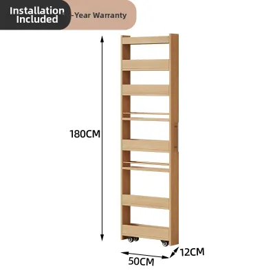 Narrow Modern Storage Gap Cabinet Wooden