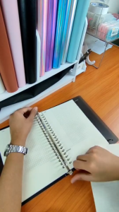 PP Pastel Color Loose Leaf Binder 4pcs A5/B5/A4 Index Divider Separator Page Separator for Refillable Notebook Office