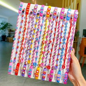LYZRC Childrens Fried Dough Twist Braid Curling Stick Little Girls Dirty Braid Curler Colorful Braid Rope Headband Girls Hair Ornament Headdress