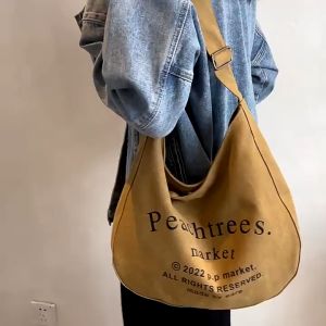 INNEOV Waterproof Makapal Japanese Fashion Canvas Casual Big Capacity Shoulder Sling Bags for women