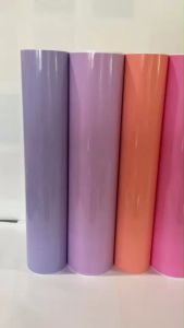 สติ๊กเกอร์พีวีซี ฟู่ซุ่น โทนสีม่วง ชมพู สติกเกอร์ชมพู สติกเกอร์ม่วง ไซส์หน้ากว้าง 53cm Sticker PVC แบ่งขาย ปลีกย่อย 10 20 30 40 50m ยกม้วน