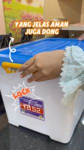 CONTAINER BOX TBOX 80 LITER KONTAINER BOX PENYIMPANAN OMEGA TABITHA KOTAK PLASTIK PENYIMPANAN
