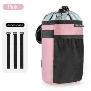 West Biking | WEST BIKING Thermal Insulated Bicycle Water Bottle Holder Bag Aluminum Foil Heat Cold Retention Adjustable Drink Storage Bag