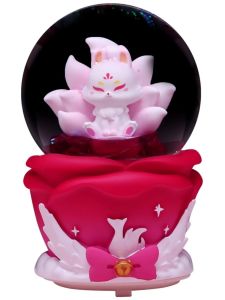 Creative Nine-Tailed Fox Crystal Ball Music Box Romantic Gift for Girls Birthday Expression of Love Couple Gifts for Her