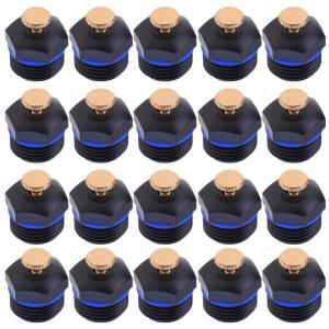 【New Arrival】20pcs 1/2 Micro Watering Sprinklers Adjustable Mini Spraying Drip Head Agricultural Plastic Save Water Portable Irrigation Tools