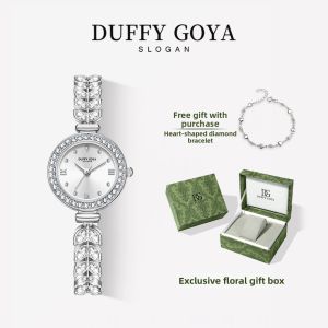 DUFFY GOYA | Elegant Full Diamond Waterproof Watch For Women