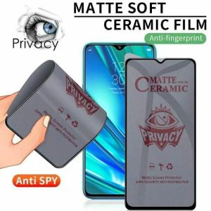 Anti Gores Spy Matte Privacy Oppo A9 2020 / A9 2019 / A9X / A5 2020 / A55 5G / A55s / A56 5G / A56s 5G / A31 / A8 2019 / A11 2019 / A16 / A16K / A16E / A16S / A53S 5G Tempered Glass Ceramic full Cover Pelindung layar