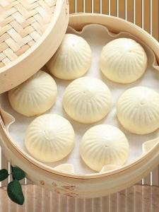 Thickened Pure Cotton round Steaming Cloth Non-Stick Home Use Steamer Cloth Baozi Steaming Pad Kitchen Cooking Utensils