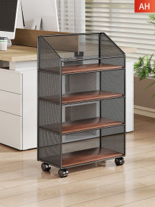 Office Storage Shelf Rolling Book Organizer