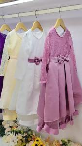 New Flower Girl Dresses For Weddings Fashion Lace Sequin Princess Birthday Party Dress Elegant First Communion For kid 4-14Years